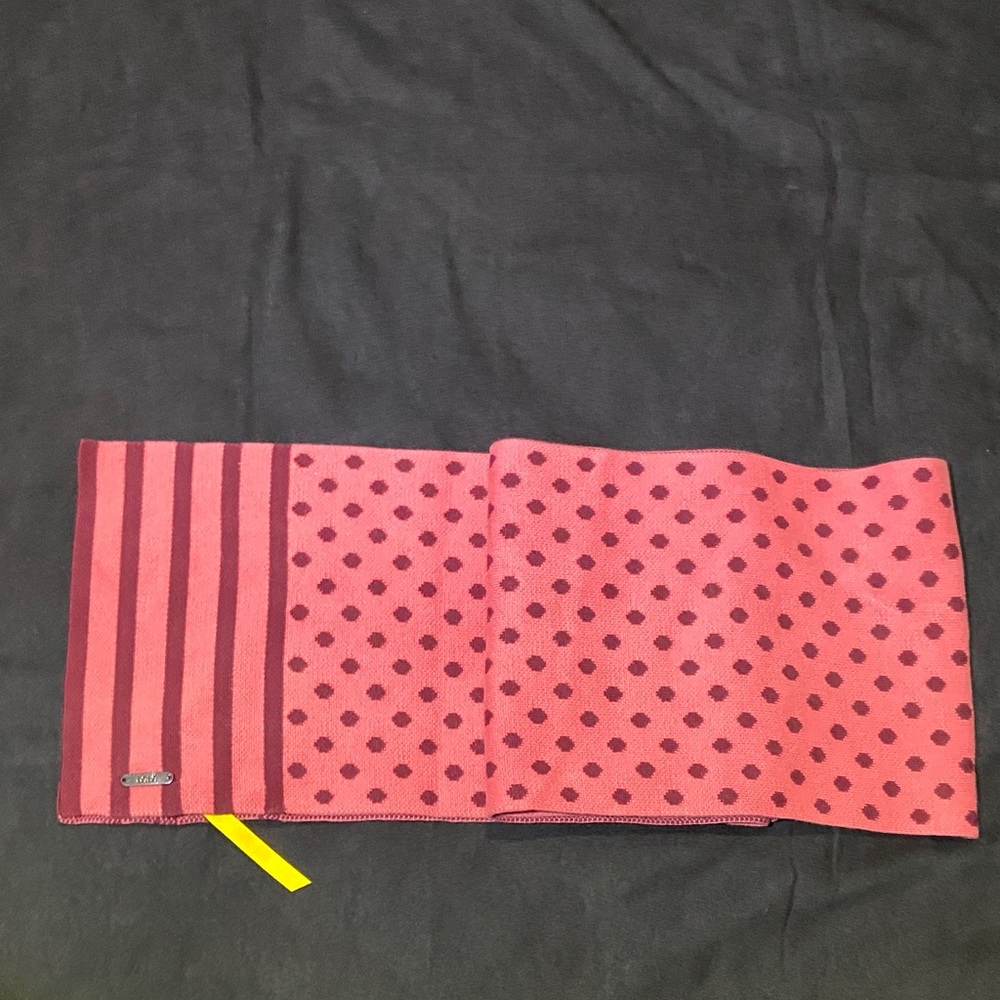 Lole Pink and Red polka dot Patterned Scarf for Woman or girl